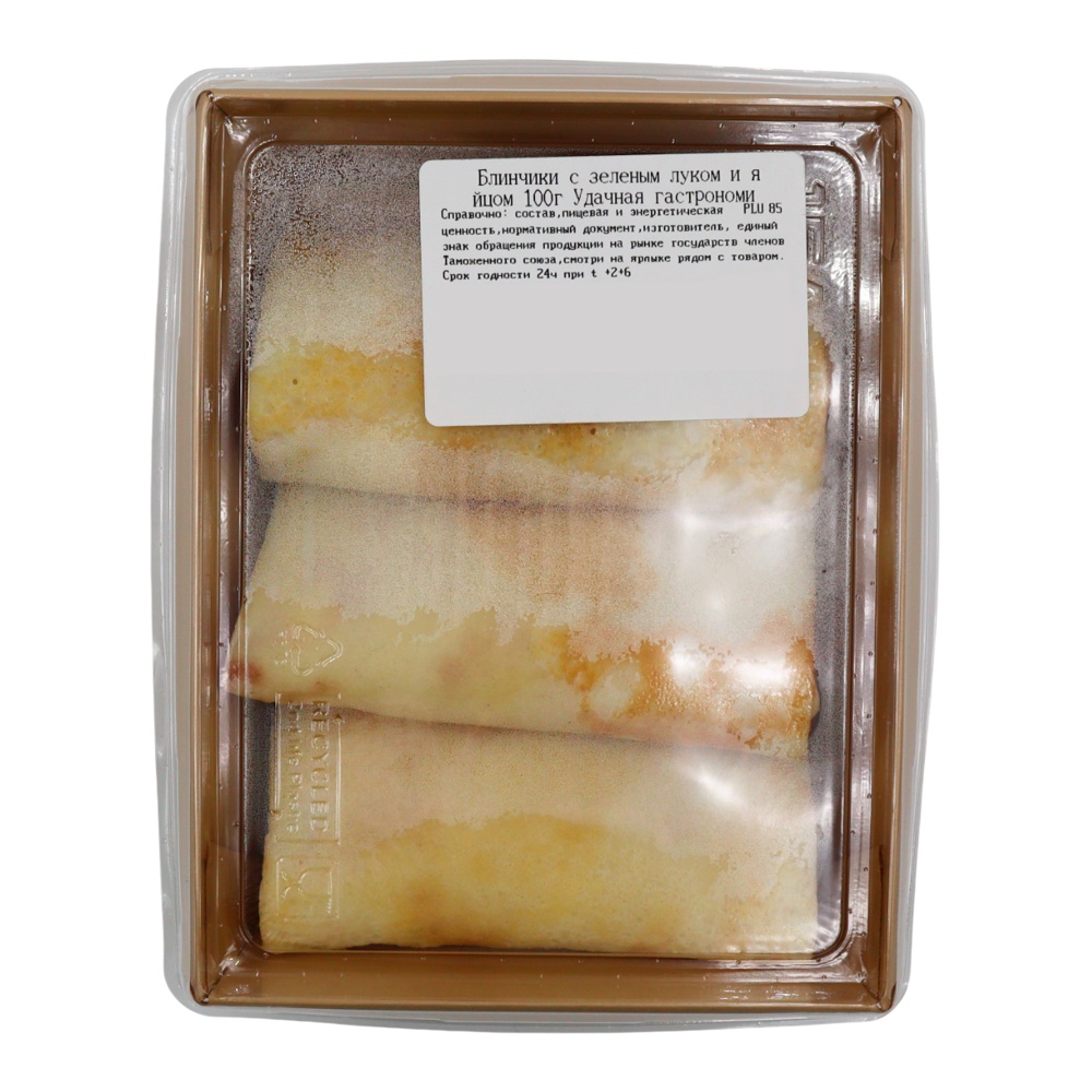Блинчики с зеленым луком и яйцом вес Удачная гастрономия
