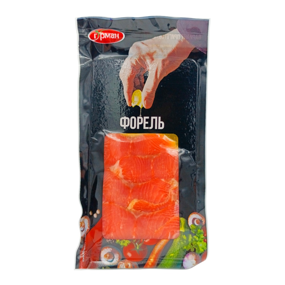 Форель радужная Гурман с/с ломтики 100г в/у