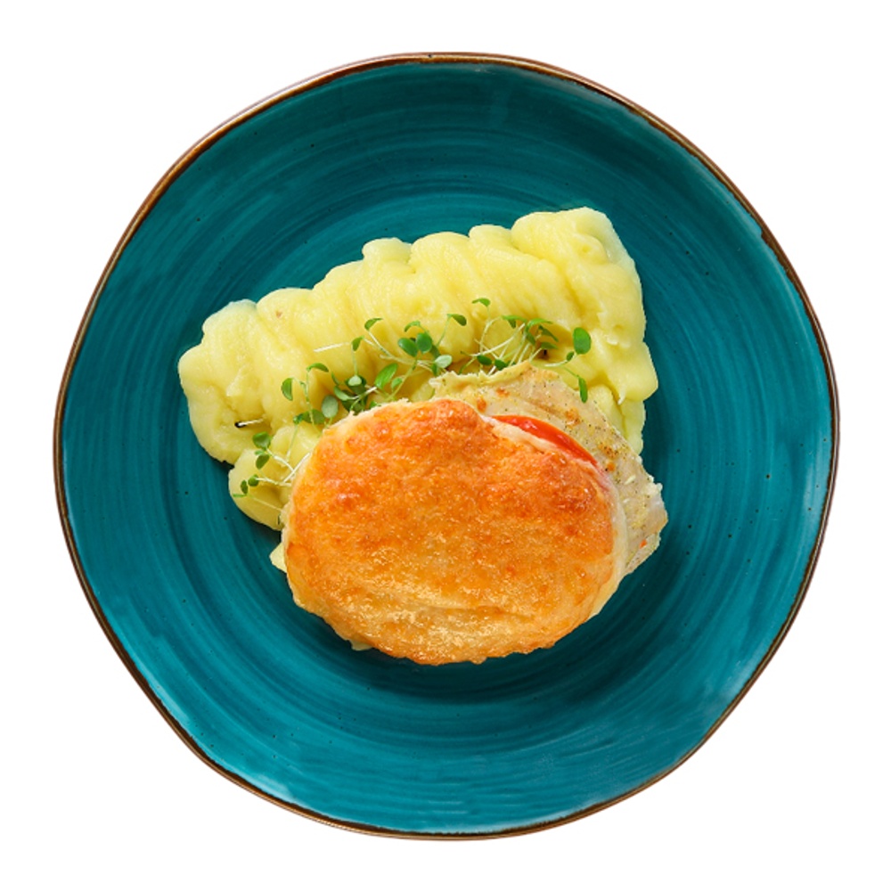 Набор №80 Филе куриное с помидорами и сыром с картофельным пюре 250г контейнер Командор