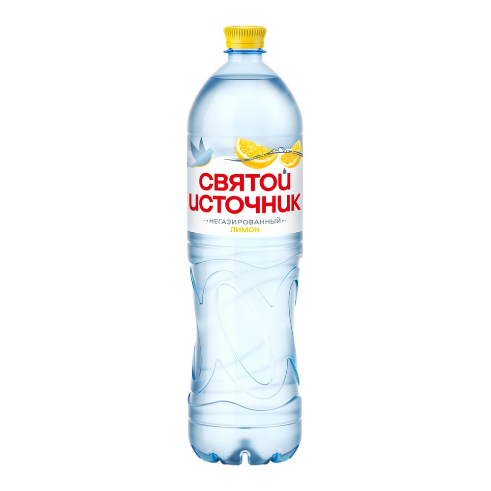 Напиток Святой Источник со вкусом лимона негазированный 1,5л пл/б