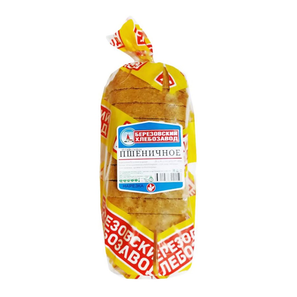 Хлеб пшеничный 1с 500г Березовский хлебозавод нарезка