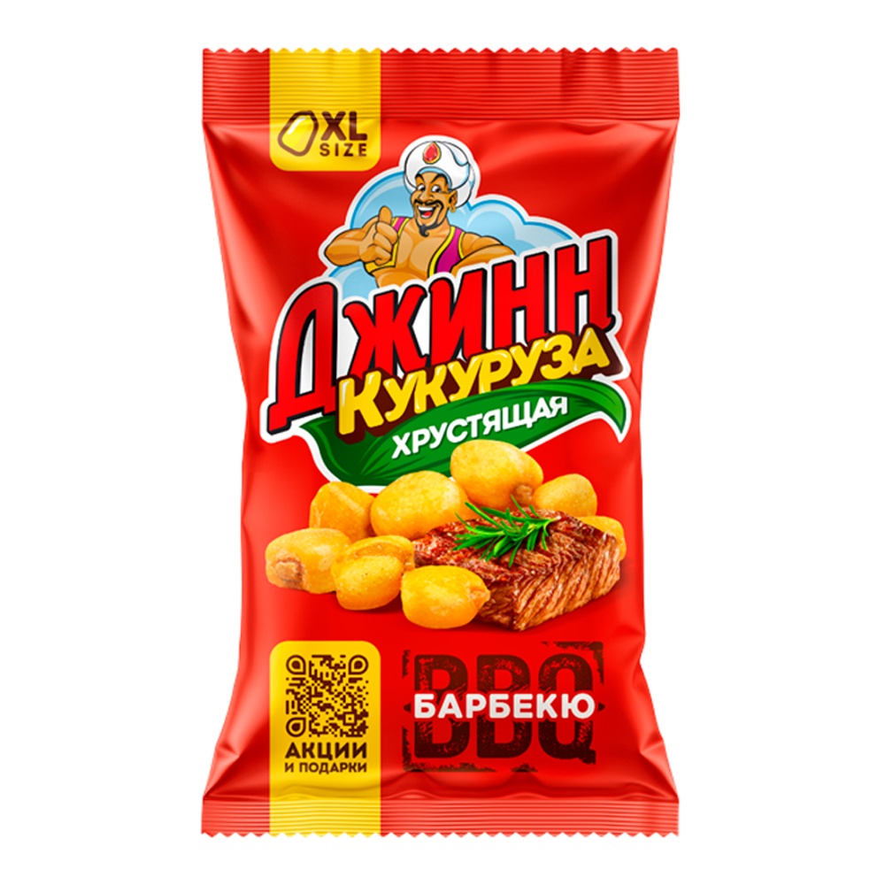 Кукуруза жареная Джинн со вкусом барбекю 35г