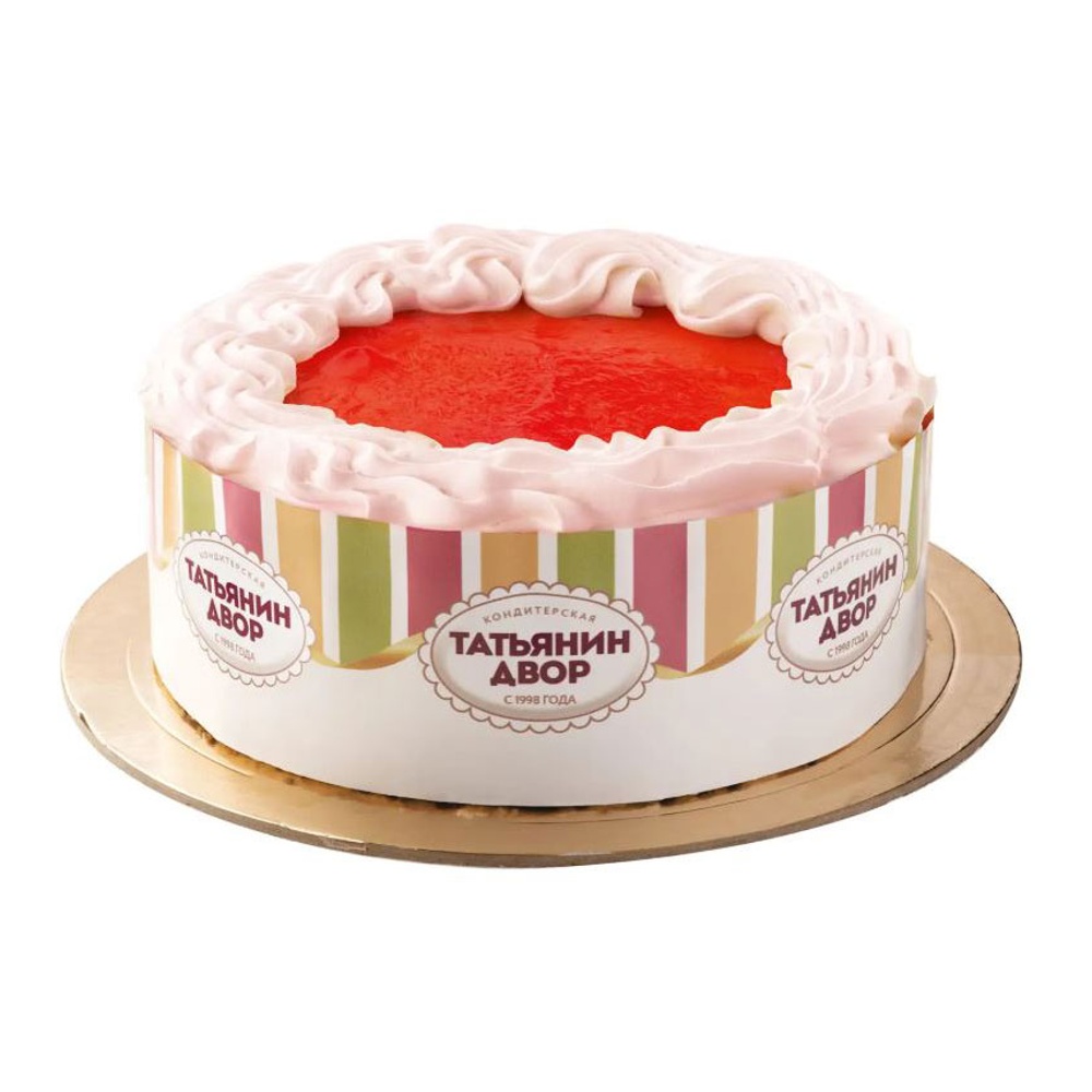 Торт Клубничные облака 500г Татьянин Двор