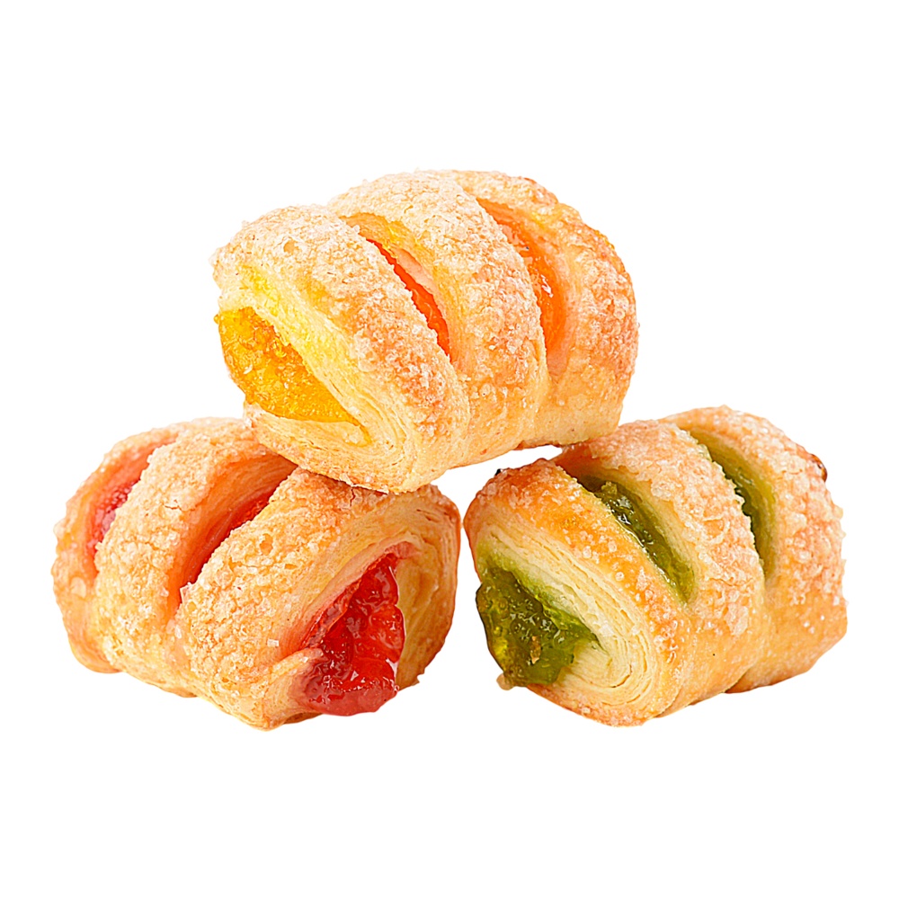 Печенье Лихачевский КК Лихачевские Шалопайчики с конфитюром слоеное 300г