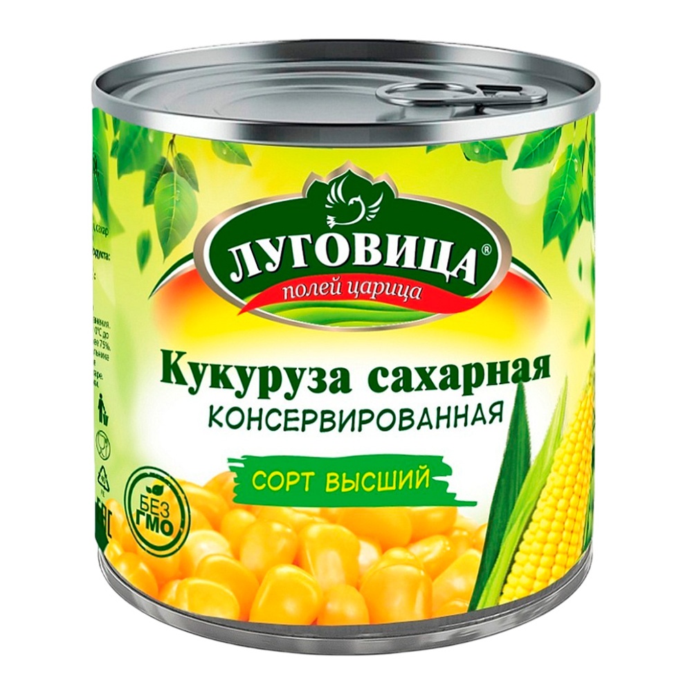 Кукуруза Луговица сахарная 212мл ж/б