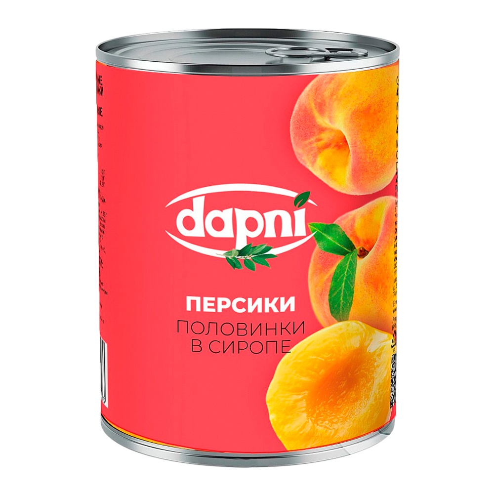 Персики Дапни половинки в сиропе 425мл ж/б