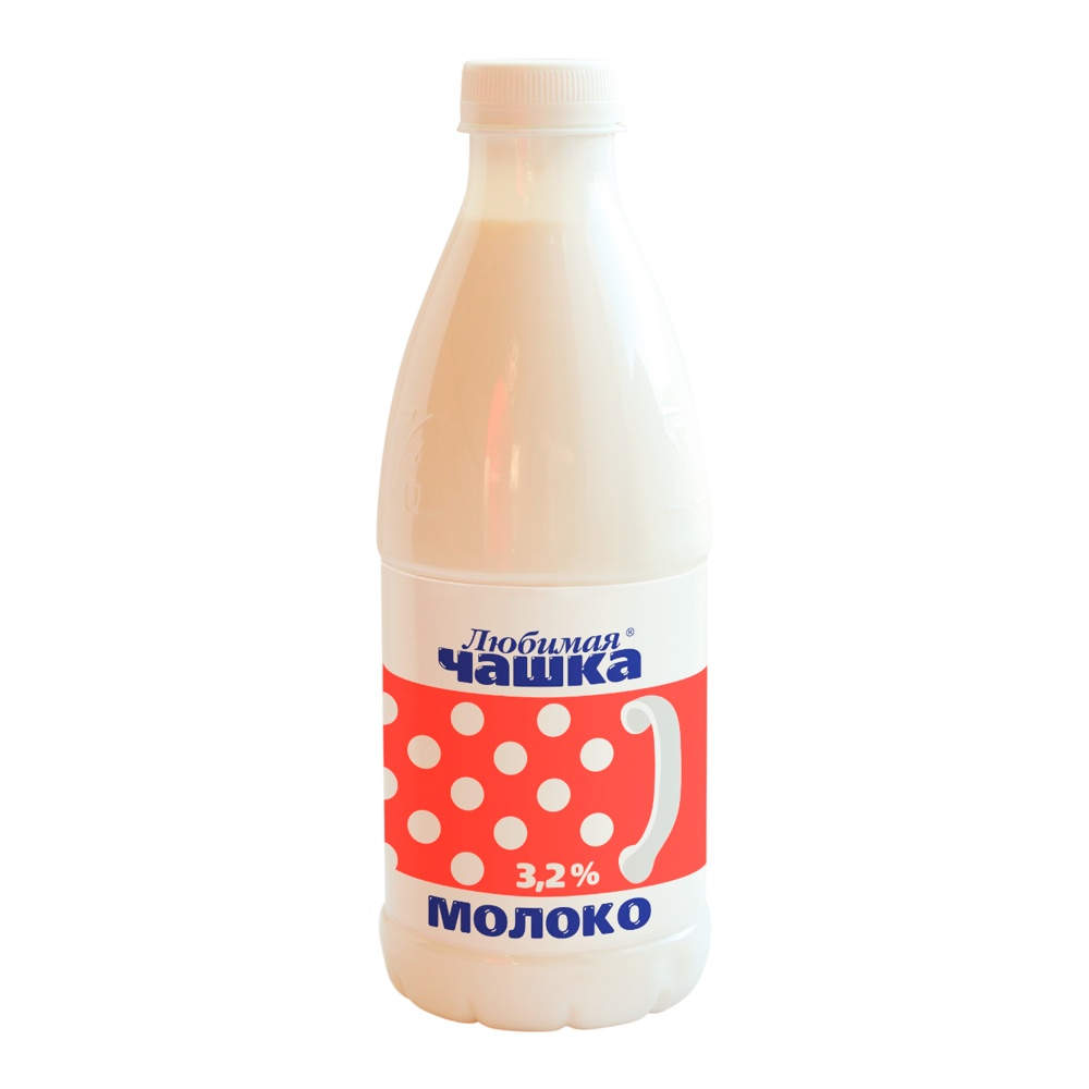 Молоко Любимая Чашка 3,2% 930мл пл/б пастеризованное