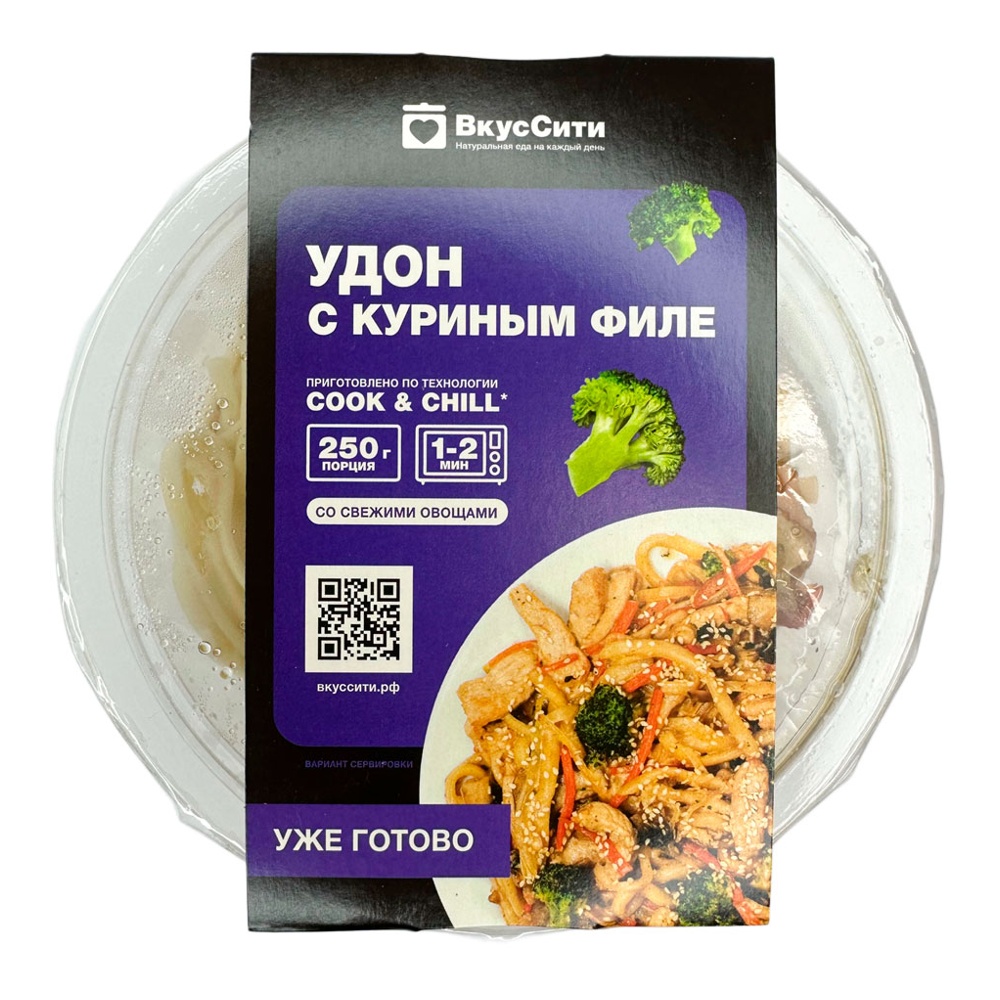 Удон с куриным филе 250г ВкусСити