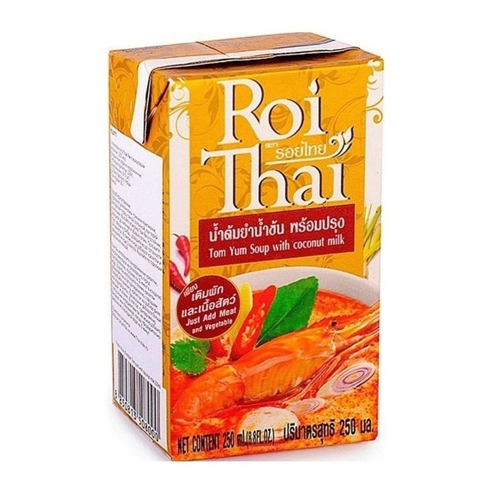 Суп Том Ям на кокосовом молоке Рой Тай 250мл