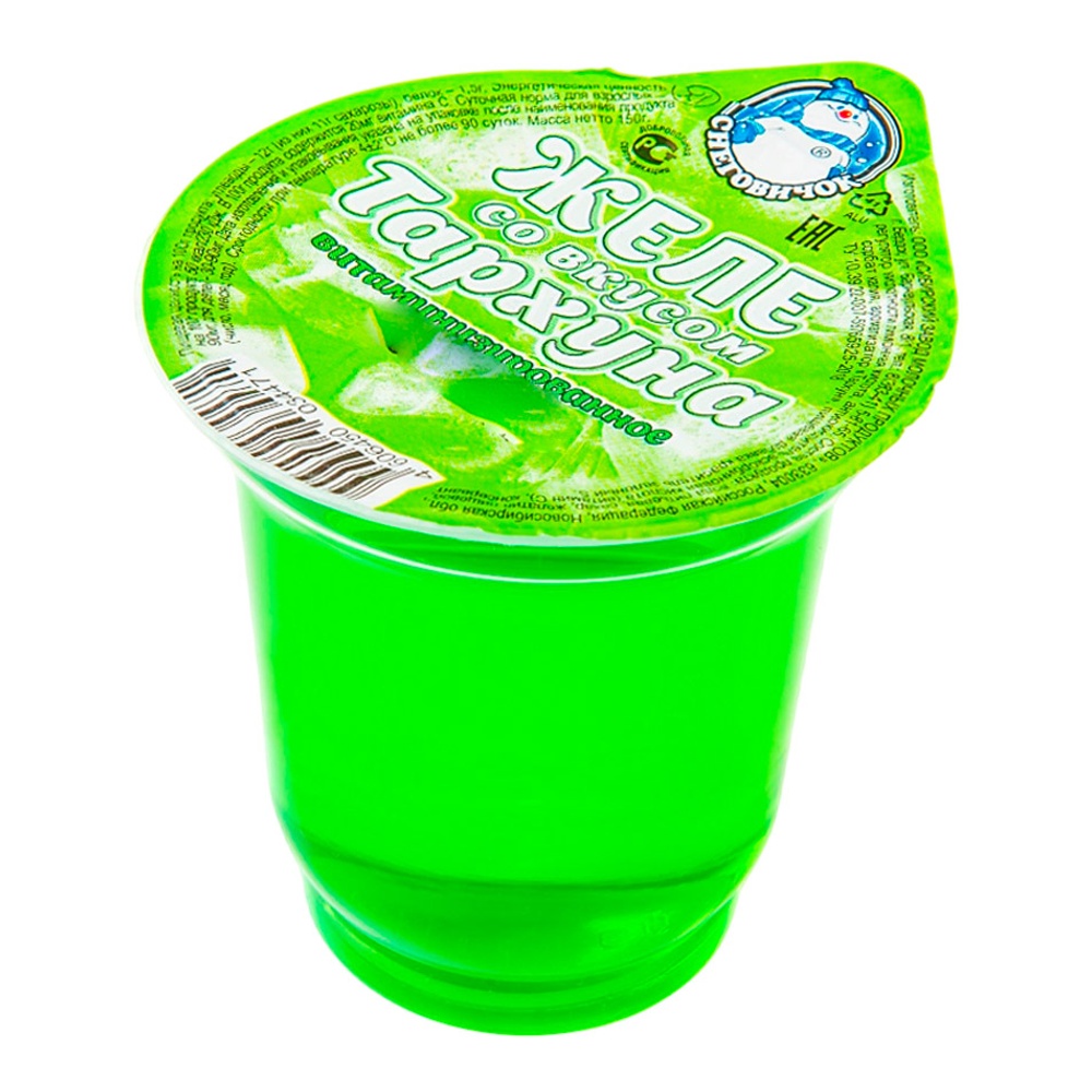 Желе фруктовое Снеговичок 150г тархун пл/ст