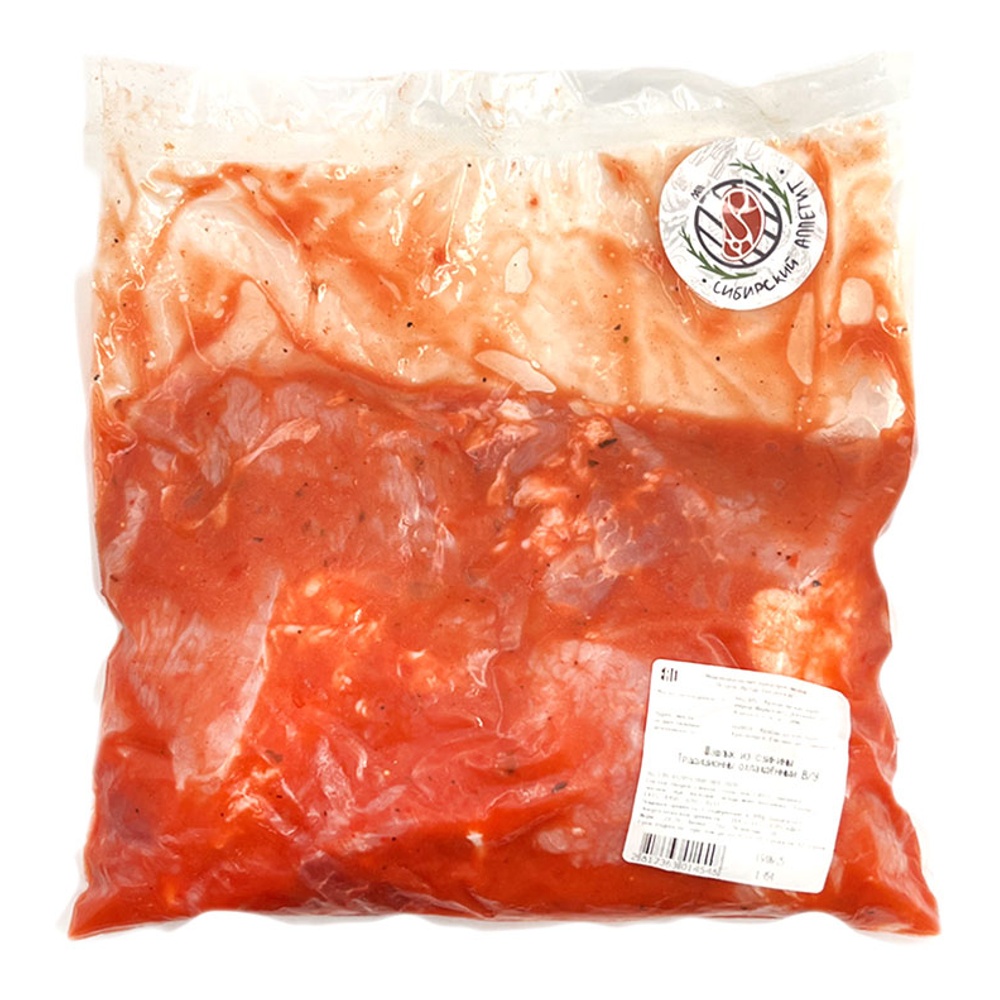 Шашлык из свинины Традиционный охлажденный 1кг в/у ИП Петров