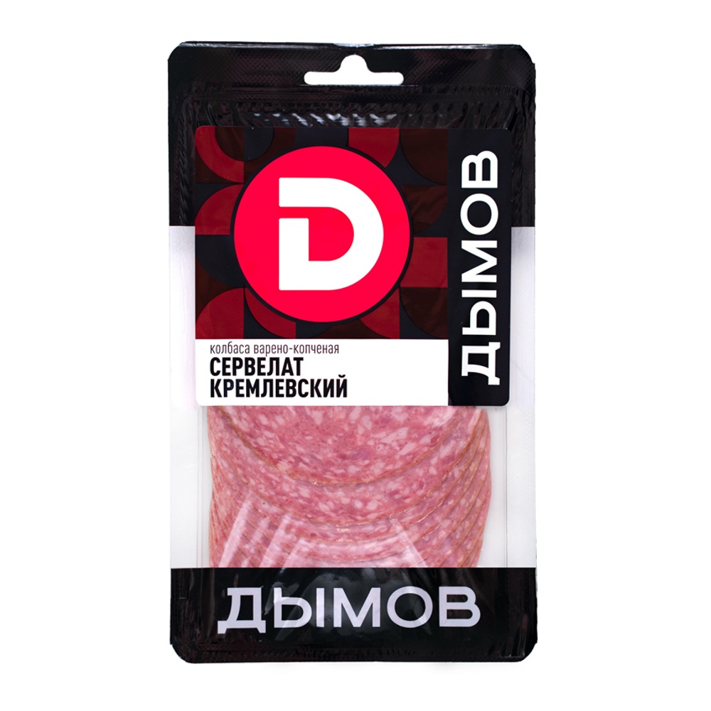 Сервелат Дымов Кремлевский в/к 110г з/с нарезка