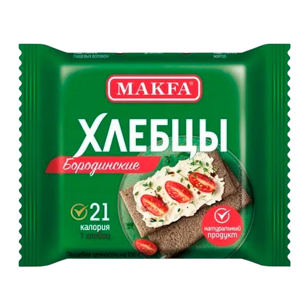 Хлебцы Макфа хрустящие Бородинские запеченные 60г