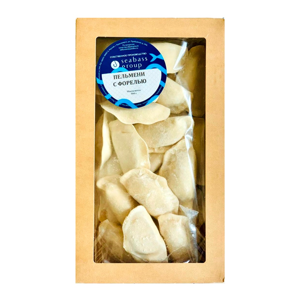 Пельмени Сибас Групп с форелью с/м 500г