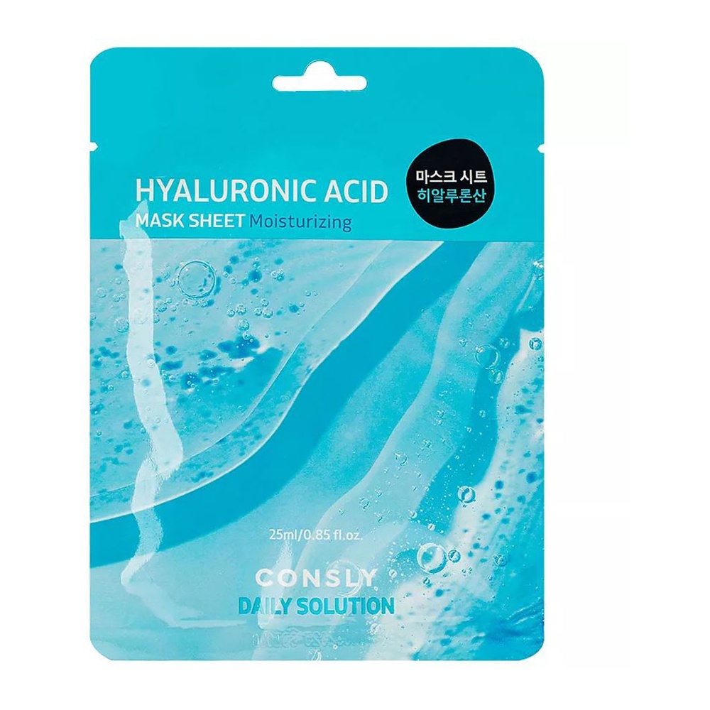 Маска тканевая д/лица Консли с гиалуроновой кислотой 25мл