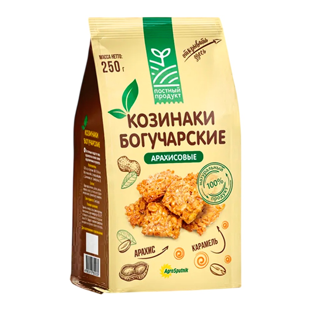 Козинаки Богучарские арахисовые 250г