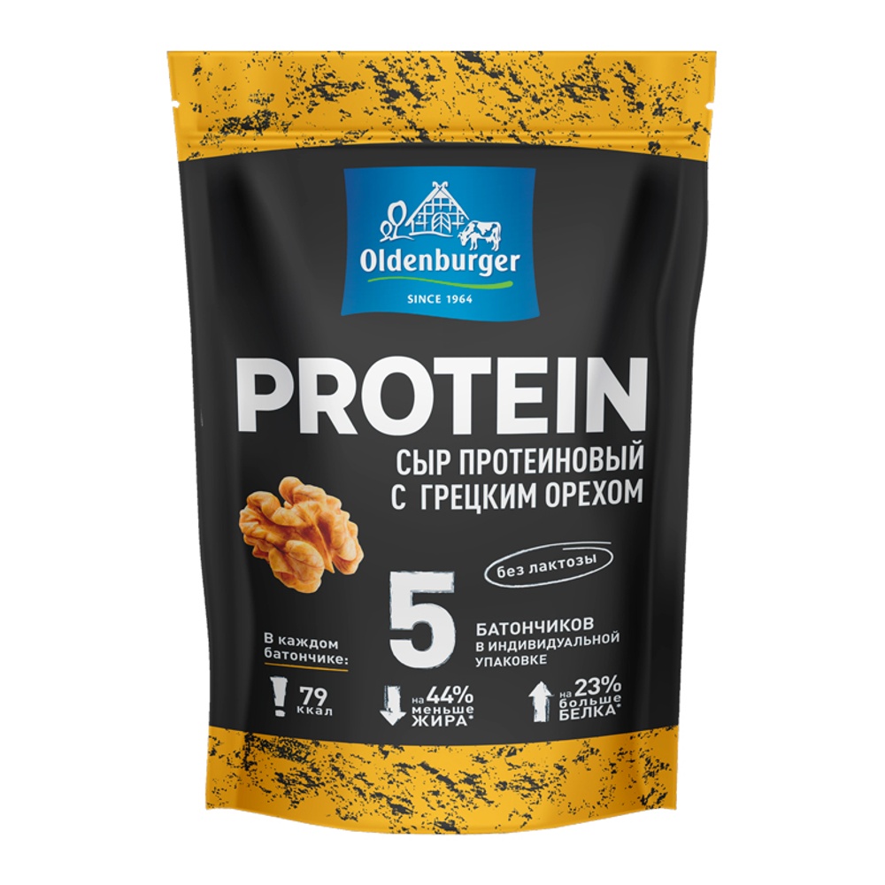 Сыр Протеиновый Ольденбургер с грецким орехом 30% 150г