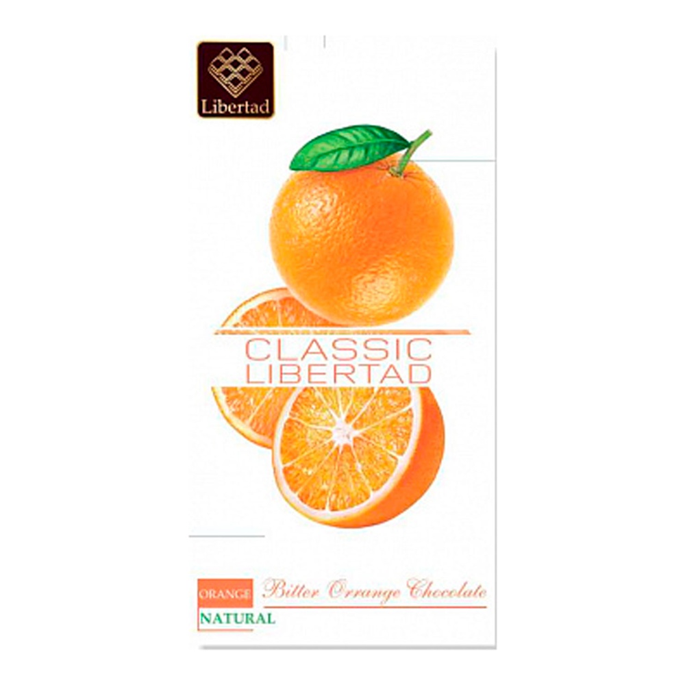 Шоколад Либертад Классик горький с апельсином 80г