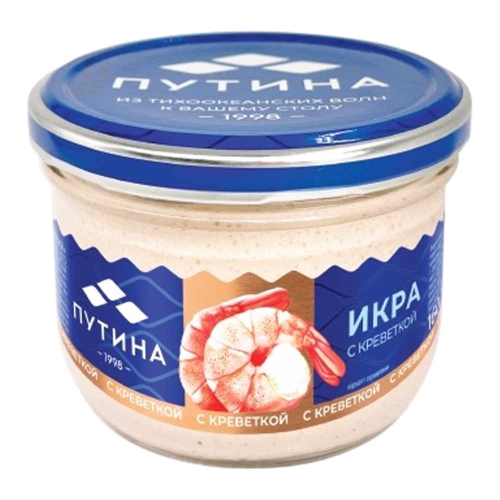 Икра с креветкой Путина 160г ст/б