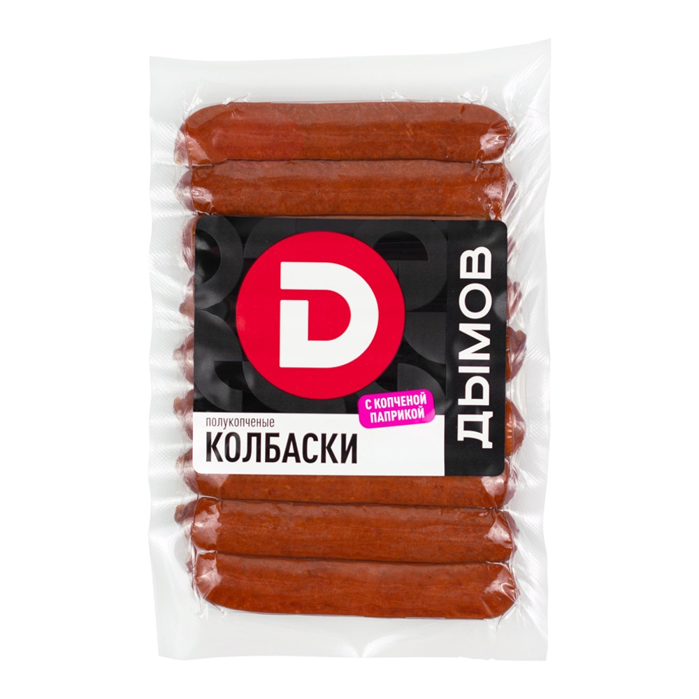 Колбаски Дымов с копченой паприкой п/к 240г в/у