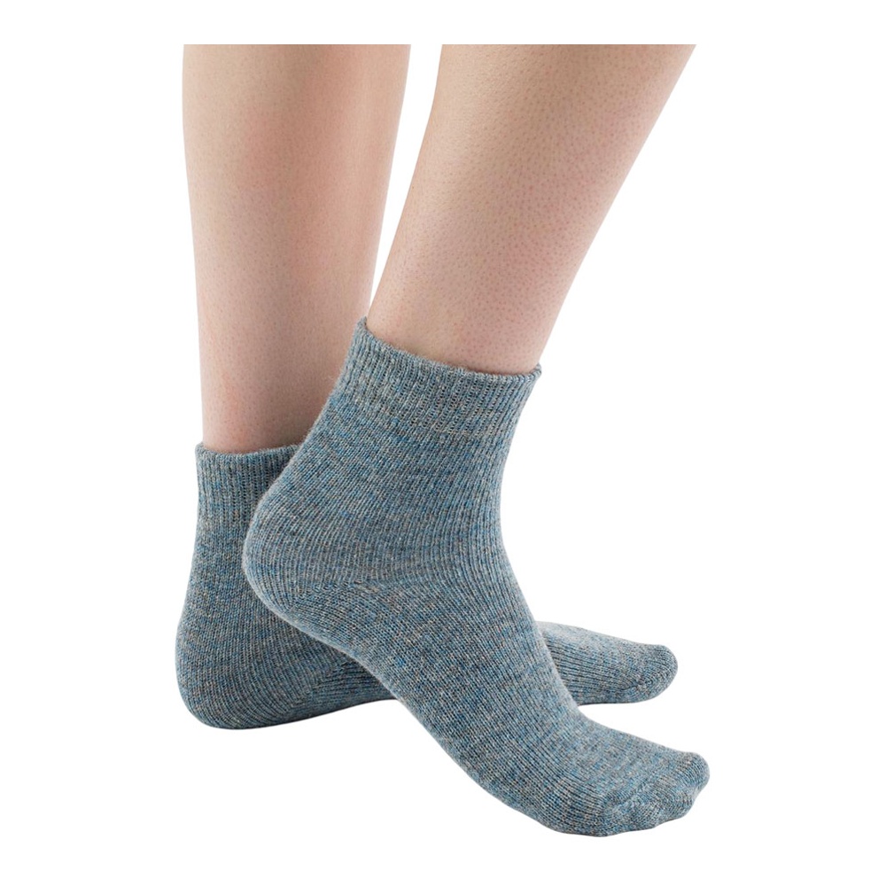 Носки мужские из овечьей шерсти 90% шерсть, 10% п/э р.27 джинс