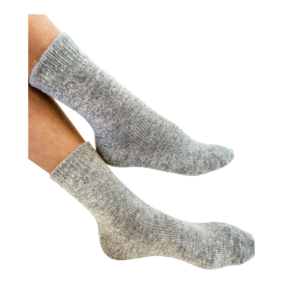 Носки мужские из овечьей шерсти 90% шерсть, 10% п/э р.29 серые