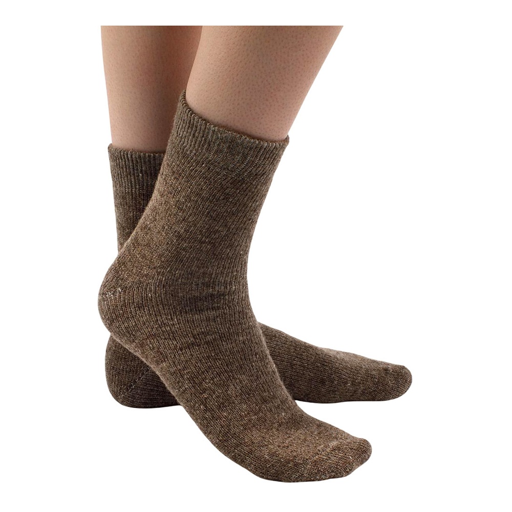 Носки мужские из овечьей шерсти 90% шерсть, 10% п/э р.27 шоколад