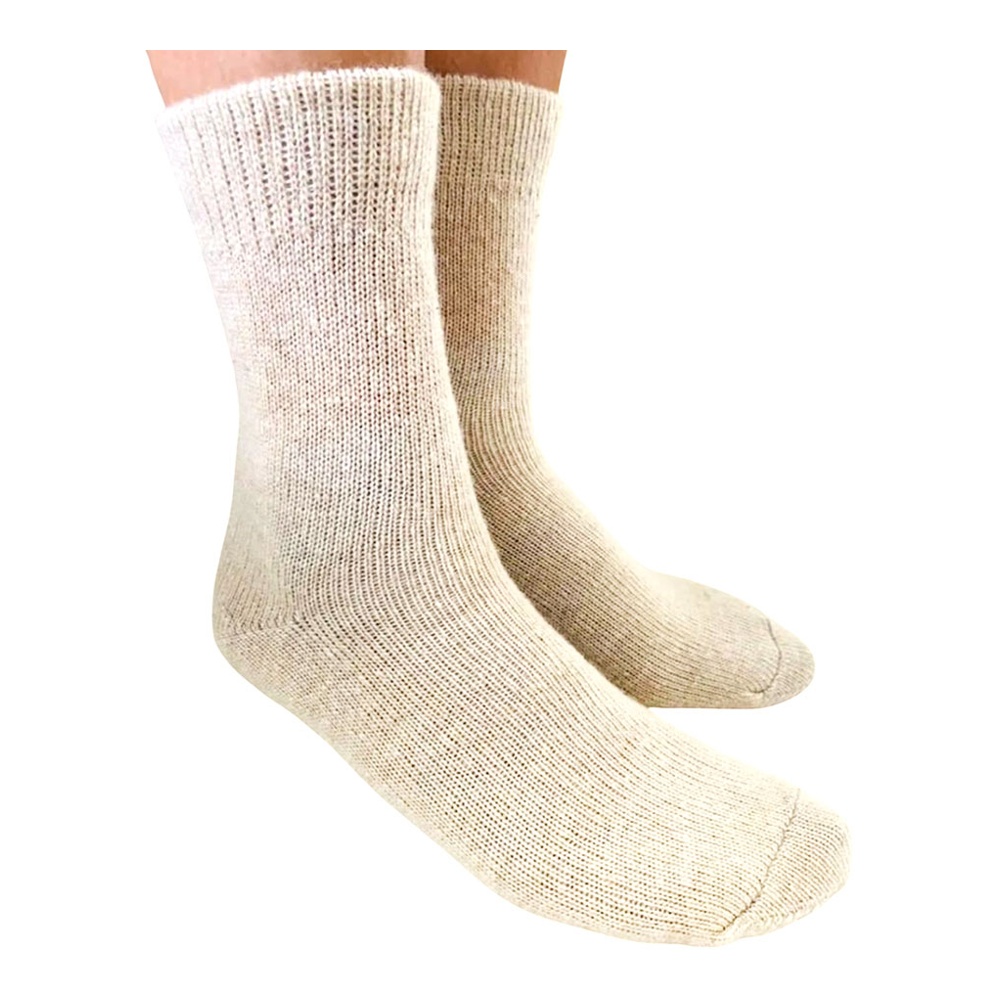 Носки женские из овечьей шерсти 90% шерсть, 10% п/э р.23 орех