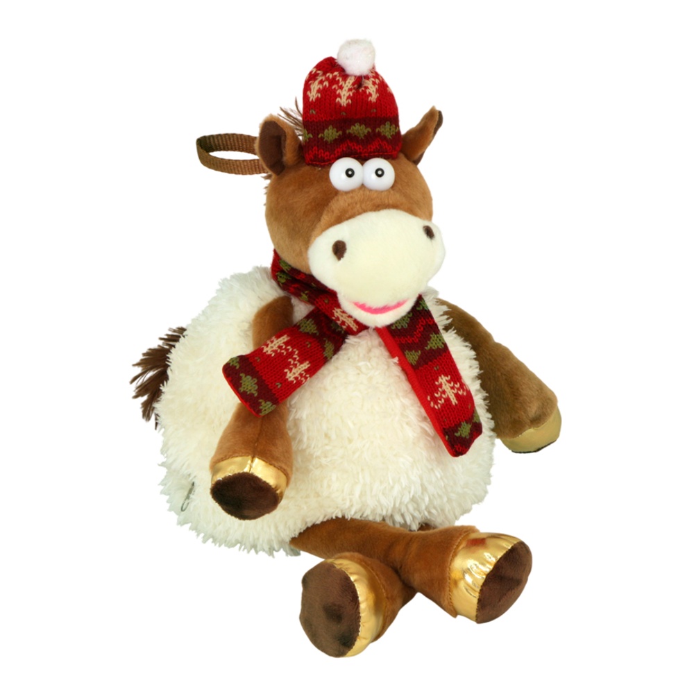 Подарок новогодний 6К Лошадка в шарфике 700г