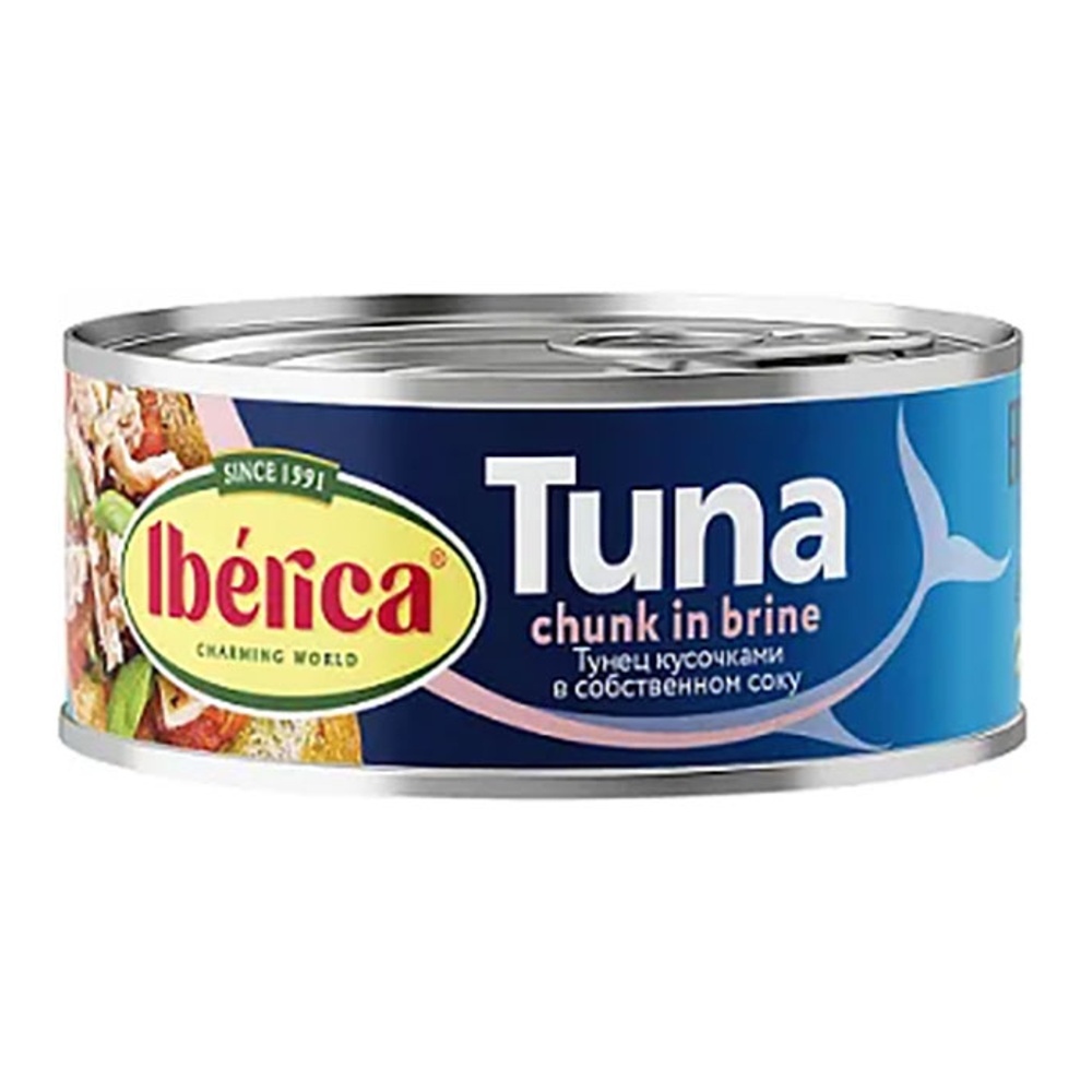 Тунец Иберика кусочки в с/с 150г ж/б