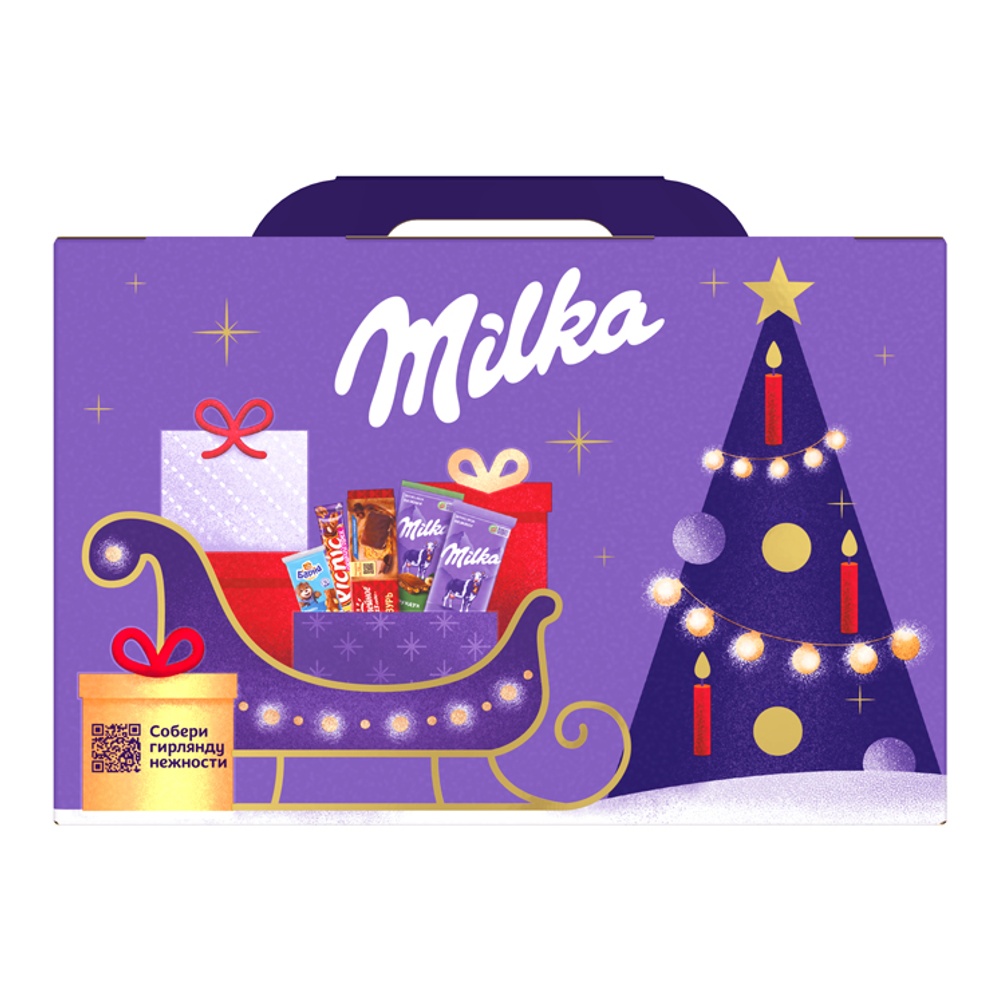Набор кондитерской продукции Милка Большой зимний микс 388г карт/уп