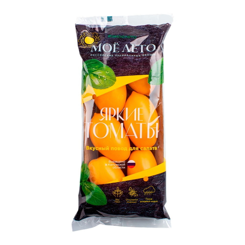 Томаты сливовидные желтые 350г Мое лето
