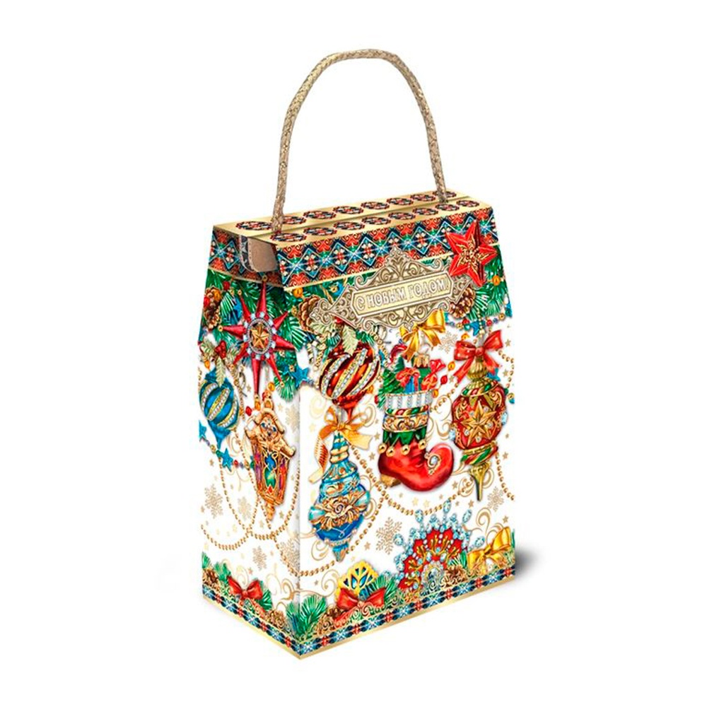 Подарок новогодний Краскон 69 Елочные игрушки 600г карт/уп