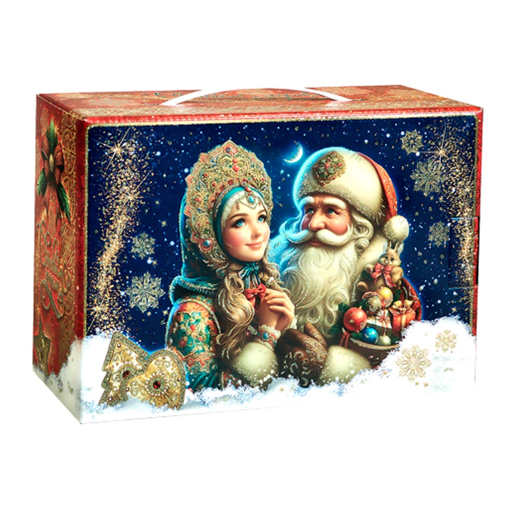 Подарок новогодний Краскон 87 С изображением Новогоднего снега 1000г карт/уп