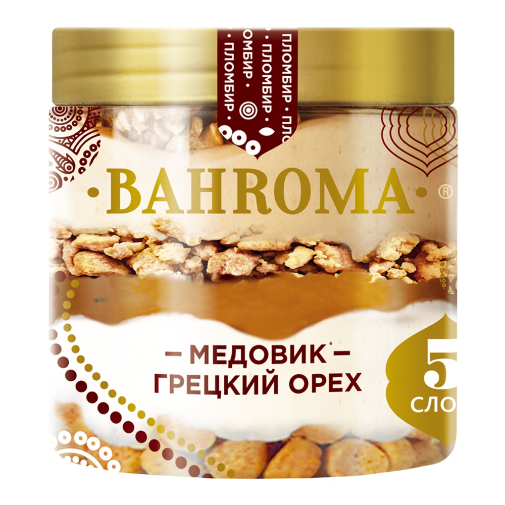 Мороженое Бахрома Медовик грецкий орех 320г