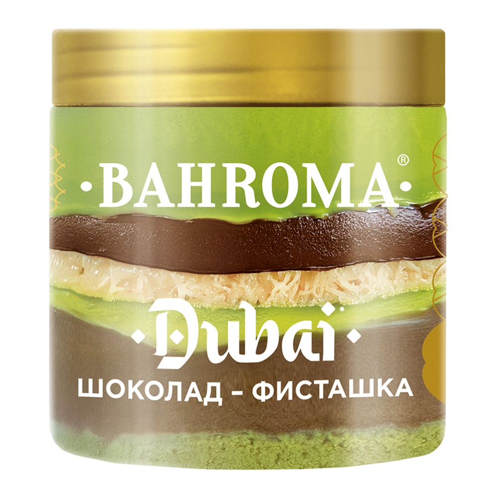 Мороженое Бахрома Дубай пломбир шоколад-фисташка с кадаифом 320г