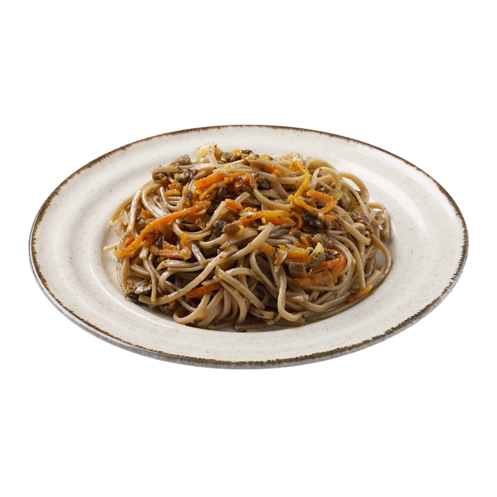 Лапша Соба с грибами вес Командор