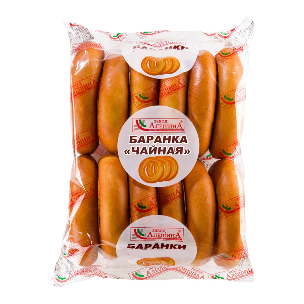 Баранки Завод Алешина Чайные 460г