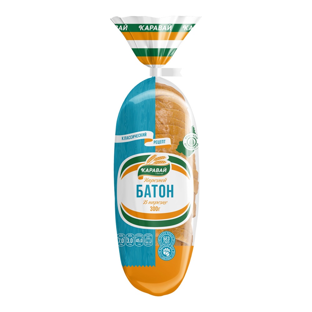 Батон Нарезной 300г Каравай