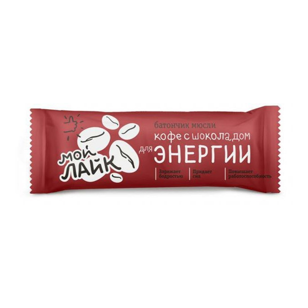Батончик Кофе с шоколадом для энергии 25г