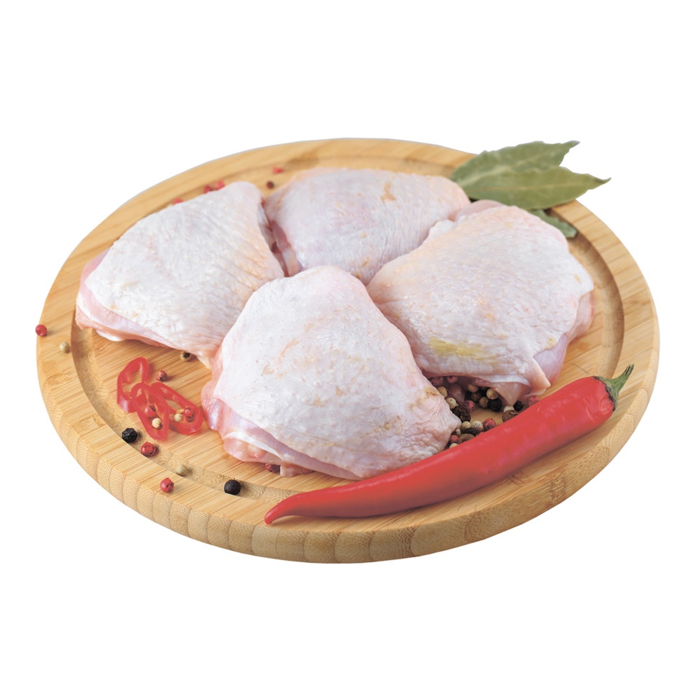 Бедро цыпленка-бройлера охлажденное 900г СибАгро, подложка