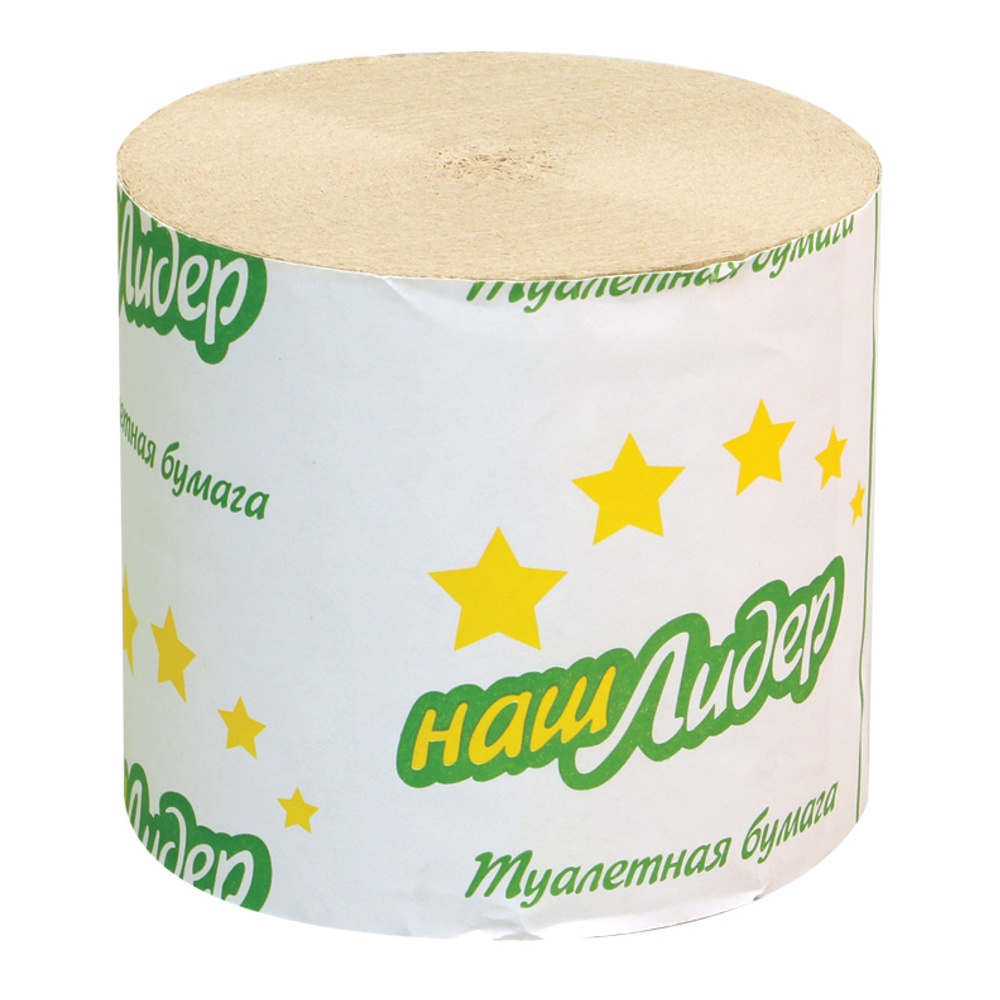 Бумага туалетная Наш Лидер 1шт