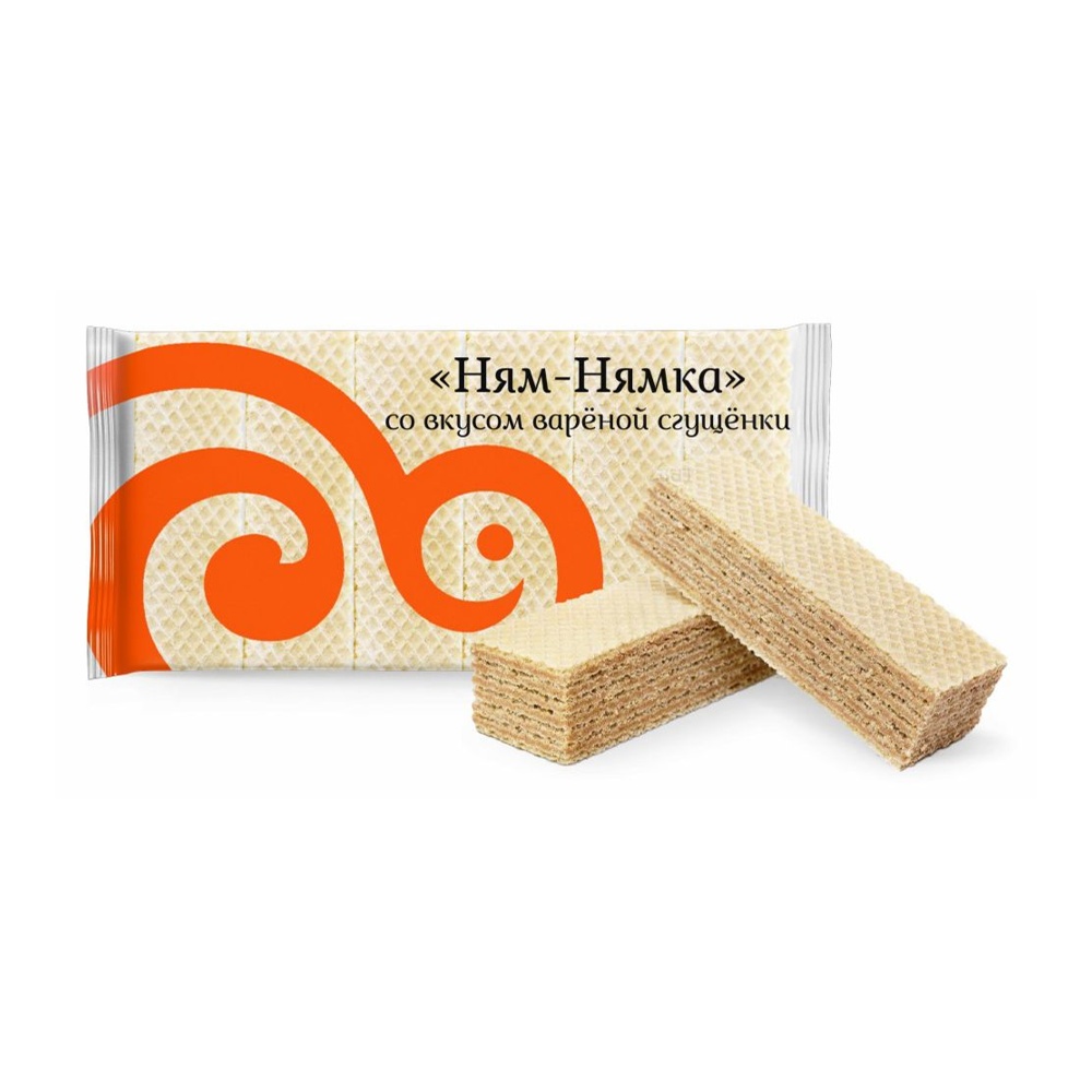 Вафли Сладонеж Ням-Нямка с вареной сгущенкой 200г
