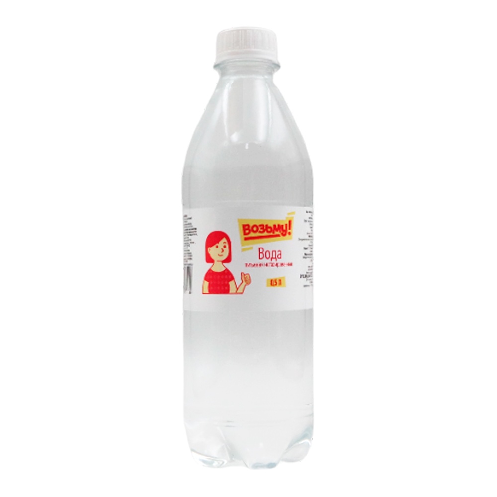 Вода питьевая Возьму! негазированная 0,5л