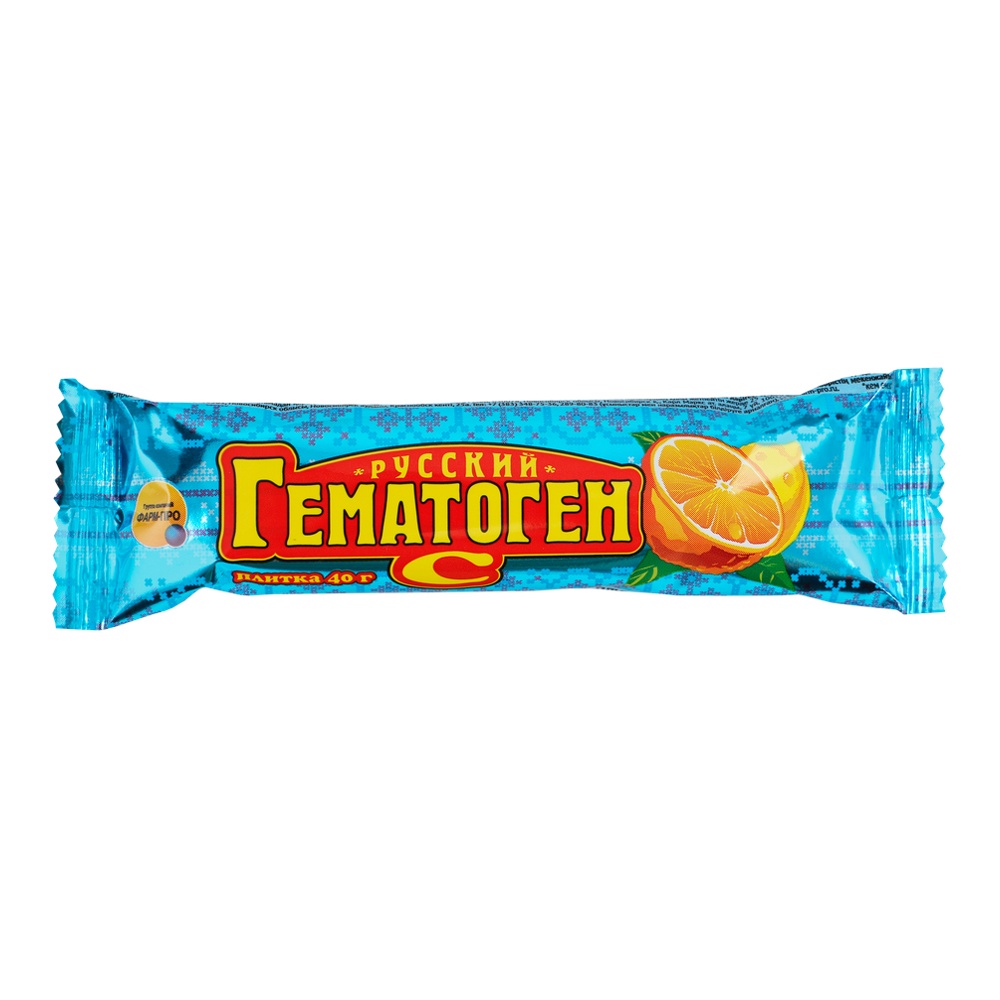 Гематоген Русский с витамином С 40г