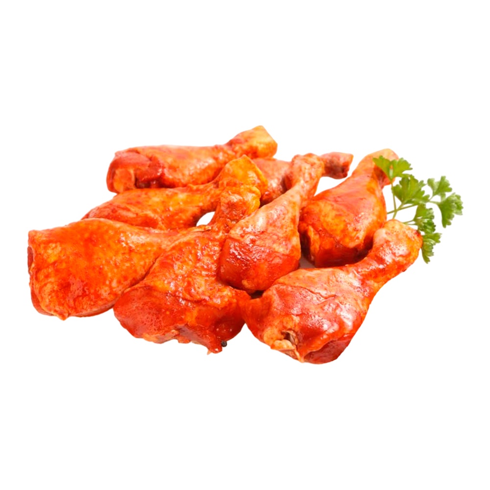 Голень цыпленка-бройлера в маринаде BBQ охлажденная вес ЮхановМит
