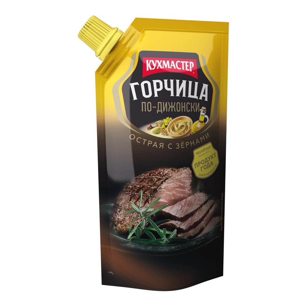 Горчица Кухмастер По-Дижонски 140г дой-пак