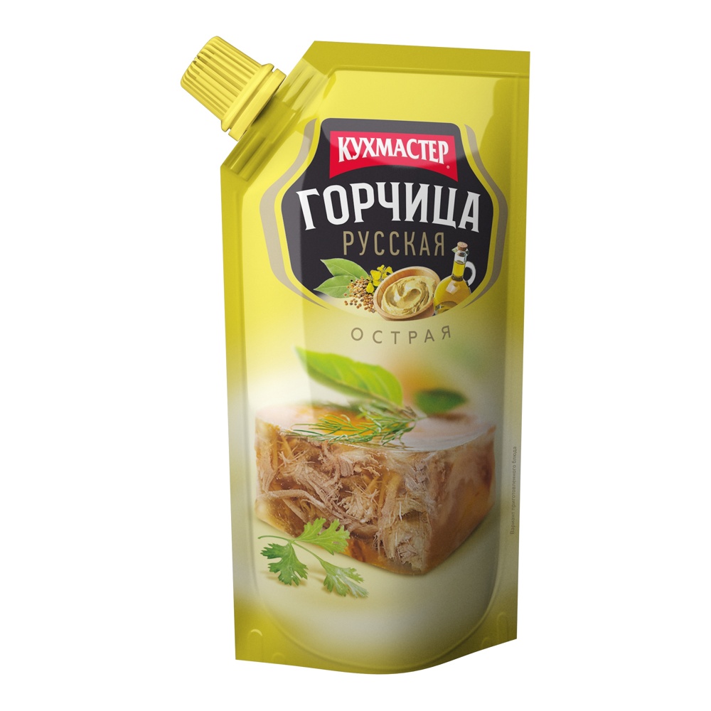 Горчица Кухмастер Русская 140г дой-пак