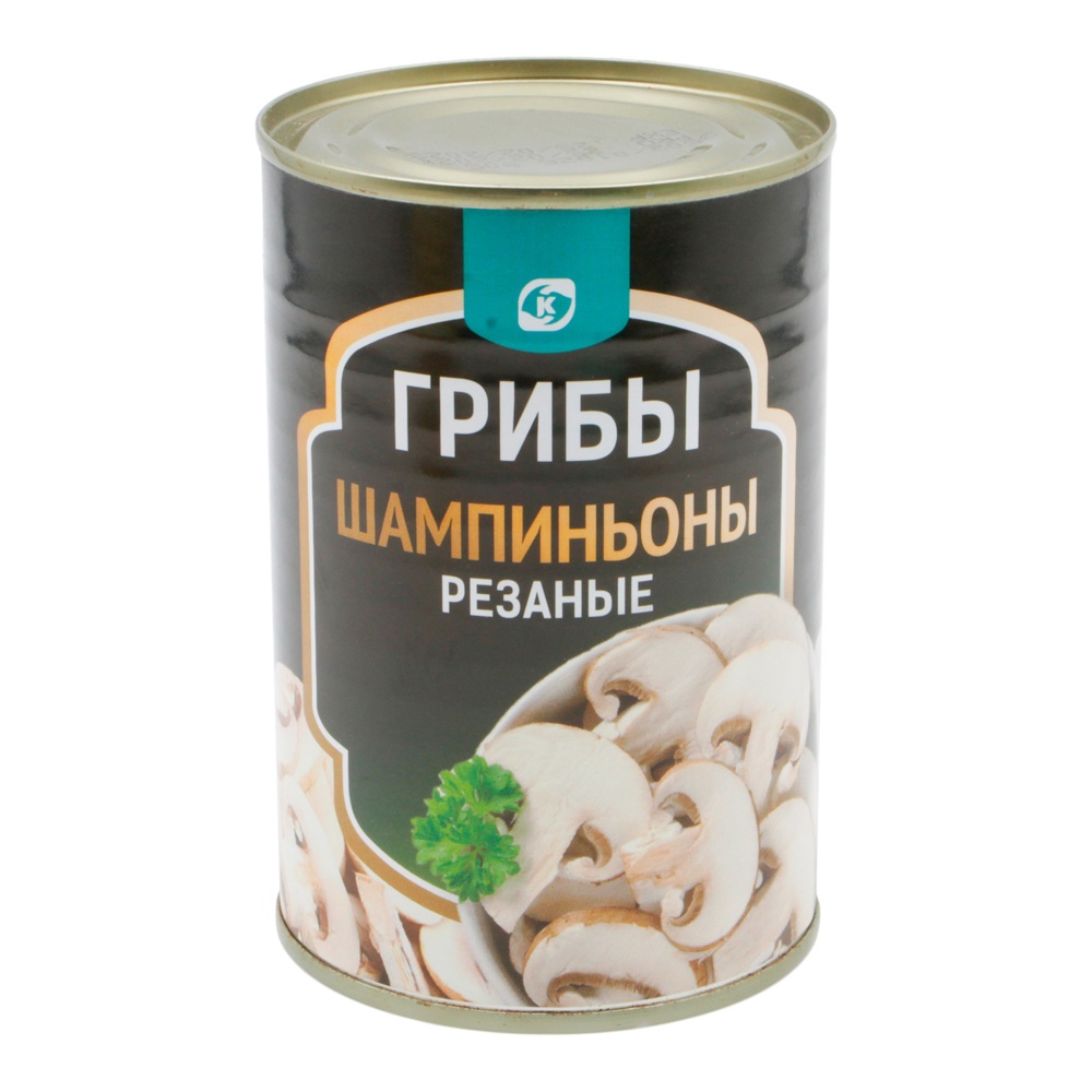 Грибы Командор Шампиньоны резаные 425мл