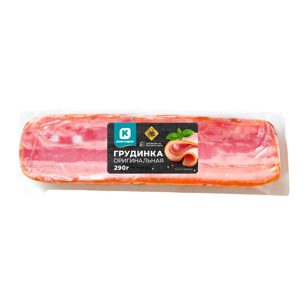 Грудинка Командор Оригинальная к/в 290г